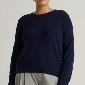 Quince Mongolian Cashmere Crewneck
Sweater True Navy NWT